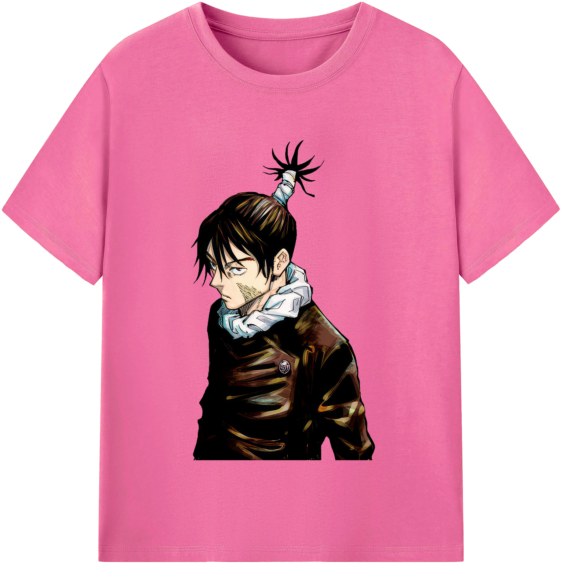 （画像用） 呪術廻戦 Jujutsu Kaisen レディースカジュアルプリントTシャツ（綿100％）